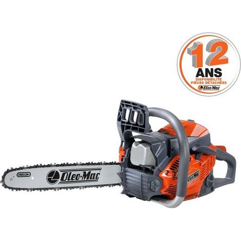 Oleo Mac – Tronçonneuse thermique GSH400 – Longueur de guide 41 cm – Cylindrée 38.9 cm³ – Démarrage Easy-On – Système anti-vibrations