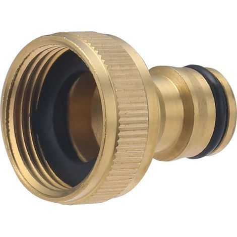 Lot de 10 Nez de robinet automatique en laiton femelle 20x27 (3/4) – Joint torique intégré – Résistant aux UV et intempéries – Installation facile (1/5)