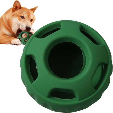 Ouet Leckerli-Spender für Hunde: Interaktiver Futterspender aus Silikon, bissfest, geeignet für große, mittlere und ältere Hunderassen (1/4)