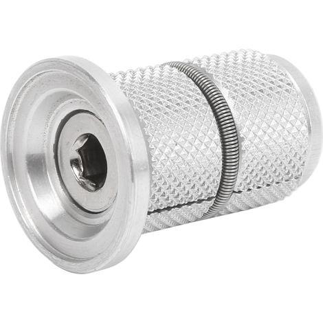 Fourche avant carbone pour vélo, tige d'expansion renforcée, fixation durable pour guidon et cadre. (1/5)