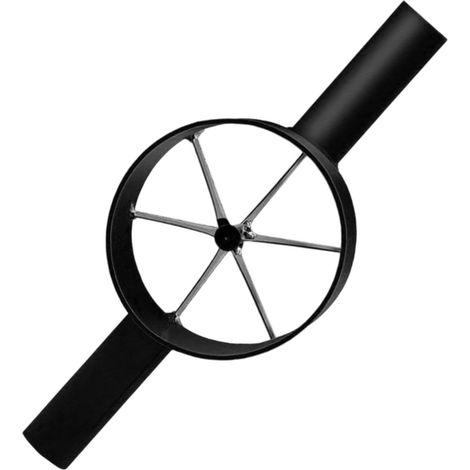 Fendeur à Bambou Manuel - 1 Pièce - Acier et PP - Séparateur Robuste pour Vannerie et DIY - Jardin et Artisanat - Noir 33 cm (1/5)
