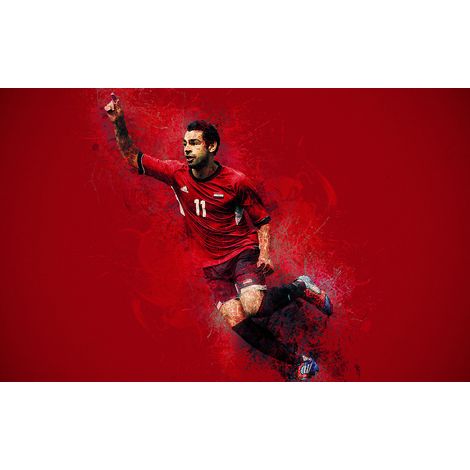 Papier peint panoramique Football - Joueur de Foot - 130 cm x 81 cm (1/2)