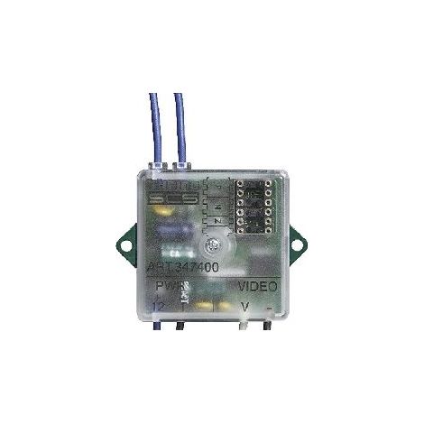 Interface caméra coaxiale pour installation BUS 2 fils vidéo BTICINO 347400 (1/3)