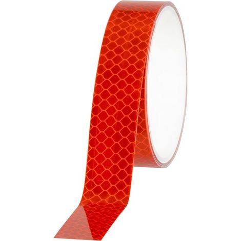 Band Strend Pro, 25 mm, L-2 m, rot, reflektierend