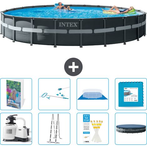 Intex Piscina Ultra XTR Rotonda - 732x132 cm - 9-pezzi S539