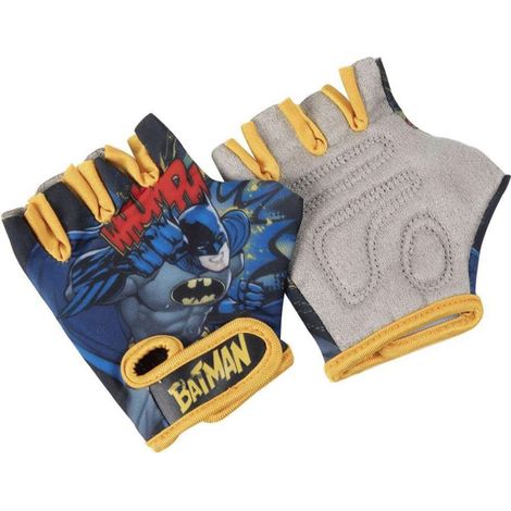 TataWay Kit protezione bici bambino Batman gomitiere guanti neri taglia unica (1/4)
