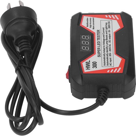 Testeur de bandes et perles LED HWL-300 noir - Diagnostic sans démontage d'écran pour réparation TV LCD rétroéclairage, norme australienne 85-265V, certification CE/FCC incluse (1/5)