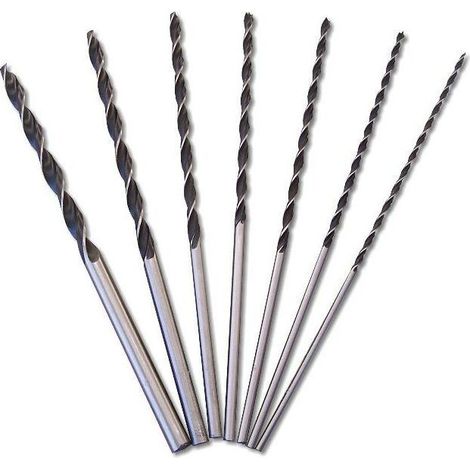 7-teiliger Holzbohrer-Satz, 300 mm – Durchmesser 4 bis 12 mm – Für Hartholz – Sauberer Schnitt ohne Ausrisse – Beast