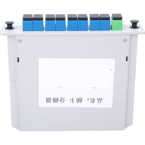 Séparateur Fibre Optique PLC 1x8 Haute Performance pour Réseaux de Télécommunications (1/5)