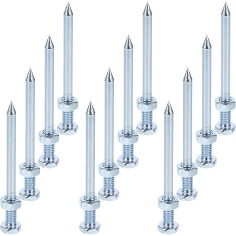 Stück Metall Rasenlüfter Spikes 7cm Robust Wiederverwendbare