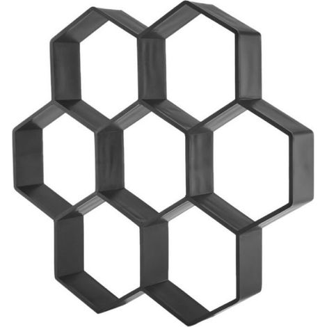 DIY Patio Promenade Maker Stepping Stone Beton Pave Moule Reutilisable Chemin Maker Moule Jardin Pave Pierre Moules 30 30 cm (1/4)