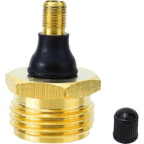 Bouchon de purge en laiton, adaptateur de purge pour hivernage, systèmes d'arrosage antigel pour bateaux, caravanes, camping-cars et remorques. (1/5)