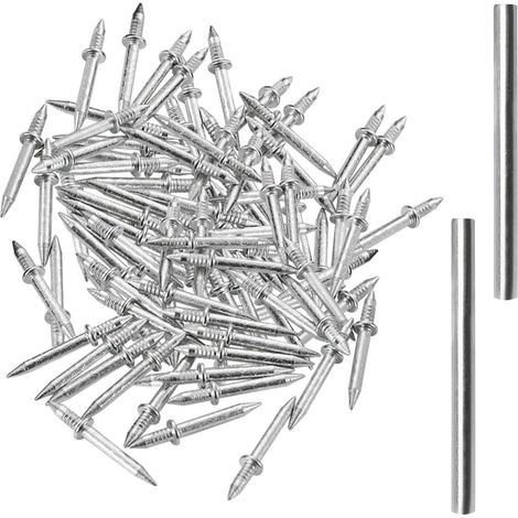 200 clous à double tête - Fixation professionnelle de meubles (1/5)