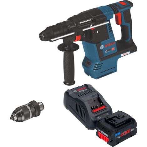 Bosch GBH 18V-26 F Trapano a percussione a batteria 18V 2,6J SDS-Plus Solo + mandrino a cambio rapido - senza batteria, senza caricabatteria ( 0611910000 ) (1/5)