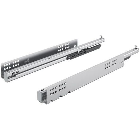 Coppia di guide a sfera KA 3434 HETTICH - Portata 20 kg - L.450 mm - Per supporto tastiera scorrevole - 77803