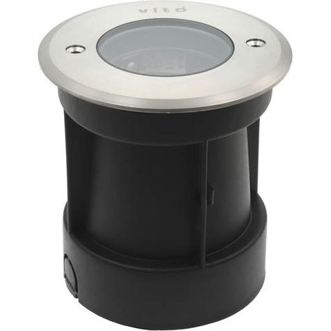 Spot LED étanche IP67 rond enterré GRANDE-12 GU10 50W Inox Diam. 120mm (1/2)
