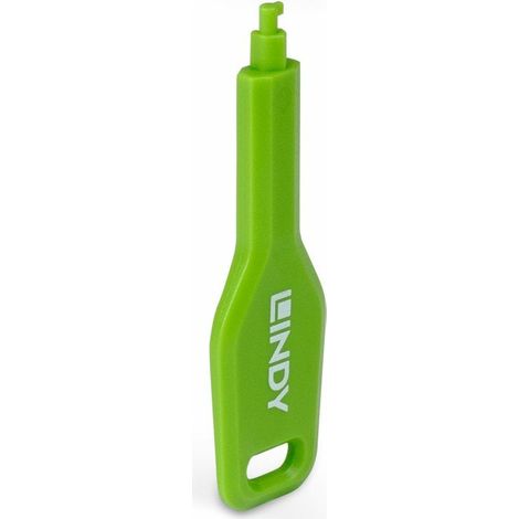 Lindy 47911 SFP Bloqueo de puerto ABS verde 1 unidad. (1/3)