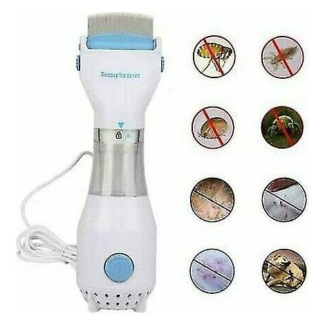 Peine limpiador de cabello eléctrico CREA para piojos, atrapa piojos, peine especial para eliminar piojos y pulgas. (1/5)