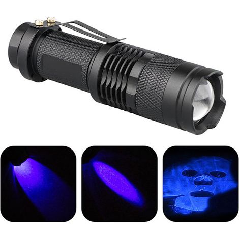 365 nm UV-LED-Schwarzlicht-Taschenlampe für Inspektionszwecke. (1/5)