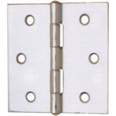 24 x CERNIERA PERNO FISSO 121 ACC ZINC  50 X 50 MM