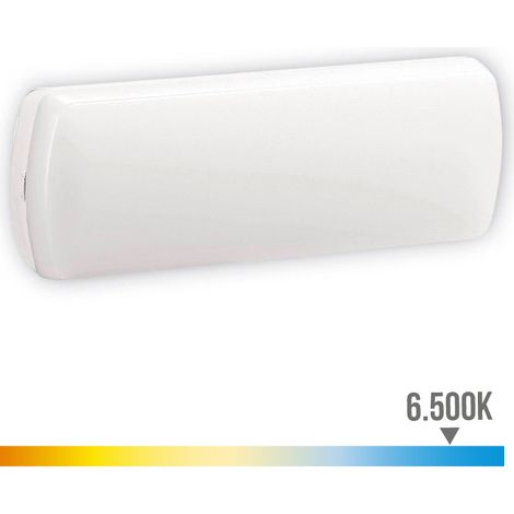 Aplique emergencia led 150lm 3w 6 leds 0,5w 25,5x9x5cm edm (1/5)