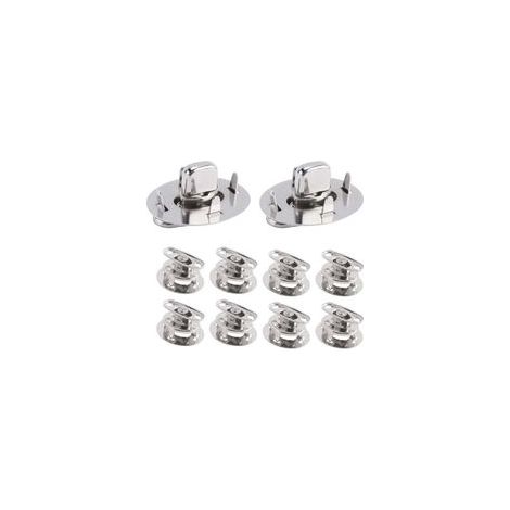 Boutons Tournants Verrouillage Rapide Métal pour Bateaux Camping Cars Caravanes 10 Pièces