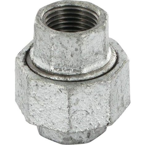 Racor cincado H/H 1/2" UNIVERSAL FG34012