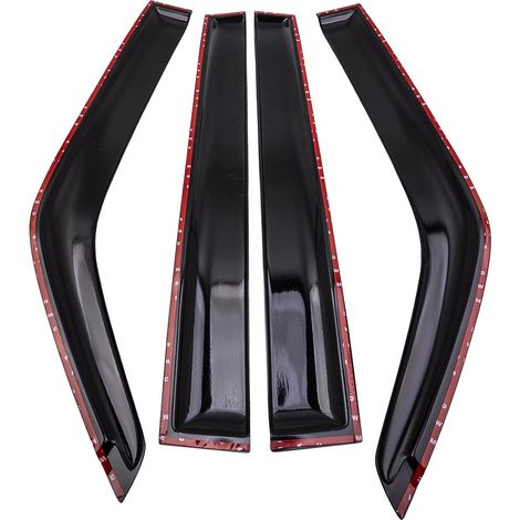 4X WINDOW VISORS WEATHER SHIELDS RAIN GUARDS FOR MITSUBISHI PAJERO BRAND NEW (1/5)