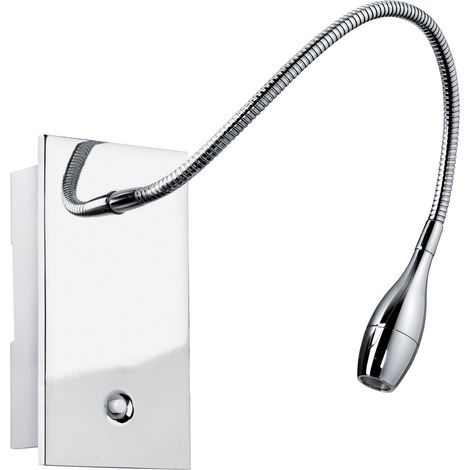 LIZA 3 01 Liseuse 3,2W 3000K 135lm 30000h patère chromé Made in France ARIC 51494