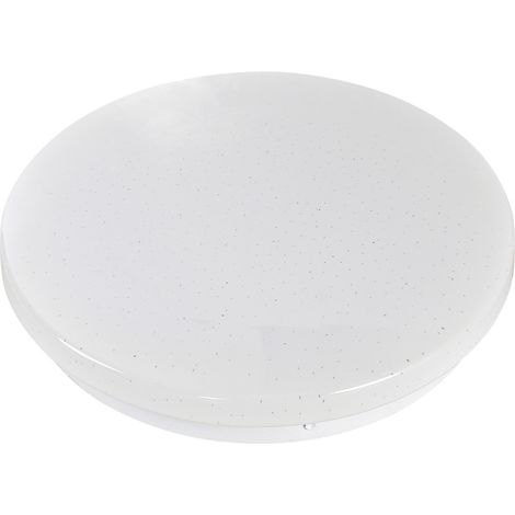 LED Deckenleuchte Juno II mit Sternenhimmel weiß Ø 26 x 5 cm neutralweiß