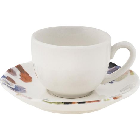 Set 6 tazze da caffè in porcellana dipinta Silene (1/3)