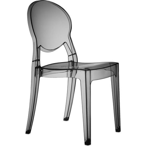 Chaise design, Chaise IGLOO - deco originale Gris Transparent en Plastique, Scab design (1/4)