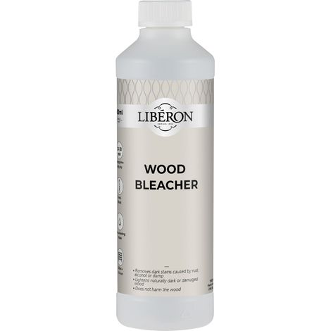 Liberon Wood Bleacher 500ml - Fast-Drying, Effective Wood Lightening Solution