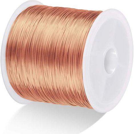 Gadgets - fil de cuivre 1 mm - 10 m 1 mm - fil de cuivre contre les limaces - jardinage avec du fil de cuivre - fil de cuivre pur - fil de cuivre non (1/5)
