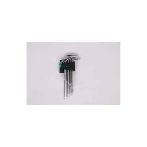 C SET 9 CHIAVI ESAGONALI TORX CRV MEDIUM Q.TA 6