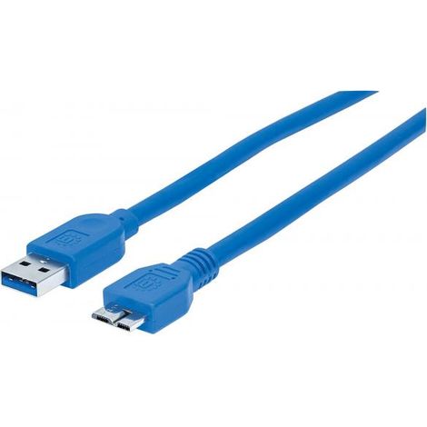 MANHATTAN Cavo USB 3.0 Superspeed A/Micro B 3 mt (1/4)