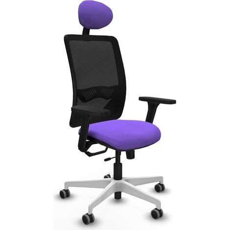 Chaise de bureau piqueras y crespo Zulema noir mousse ergonomique (1/2)