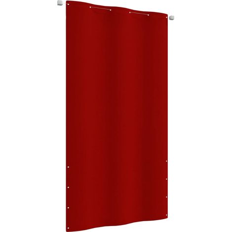 Paravento per balcone protezione privacy paravento 120 x 240 cm tessuto oxford rosso 020010341