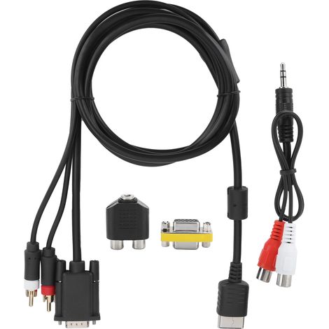Câble VGA Haute Définition avec Adaptateur Audio pour Console Sega Dreamcast DC