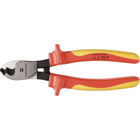 TOOLCRAFT TO-10104936 POUR LÉLECTRONIQUE ET LA MÉCANIQUE DE PRÉCISION COUPE-PAPIER POUR CÂBLES 160 MM