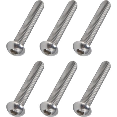 30 Vis à tête hexagonale creuse en Acier Inoxydable A2 - Boulons M10x1.5x60mm - Lot de 30 Pièces