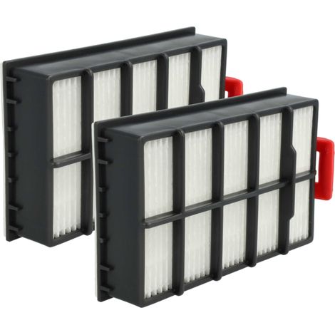 vhbw 2x Filtro compatible con Bosch BGS6PRO3/04, BGS6PRO4/04, BGS6SIL1/01, BGS6SIL1AU/01 aspiradora - filtro Hepa negro blanco