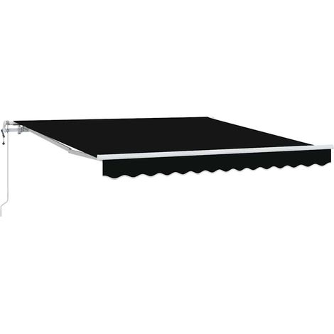 Maison Exclusive - Elektrische ausziehbare Markise Schwarz 300 x