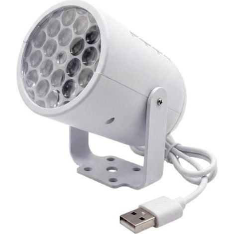 Veilleuse projecteur océan - Alimentation USB - 4 W - Rotation à 360° - Décoration lumineuse pour Noël et les fêtes - Cadeau (1/4)