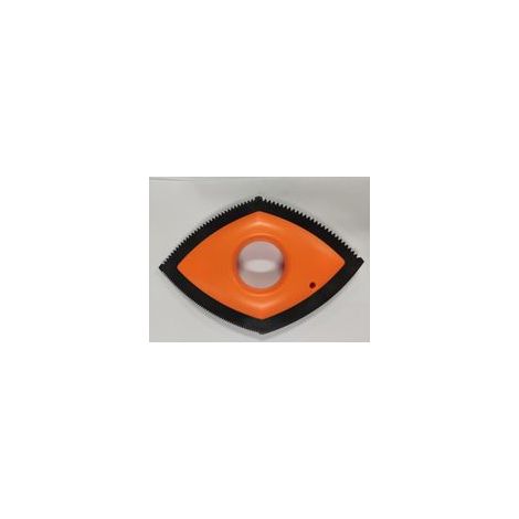Brosse Anti Poil pour Animaux de Compagnie – Peigne Attrape Poils pour Chiens et Chats – Enlève & Ramasse Les Poils Facilement – Vêtements, Tapis, Canapé, Voiture, Tissus (Orange)