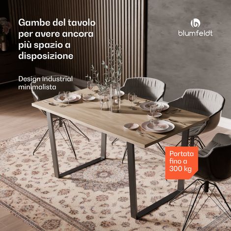 Blumfeldt Ayr Table Legs Gambe da tavolo, 72 x 72 cm Metallo (1/5)