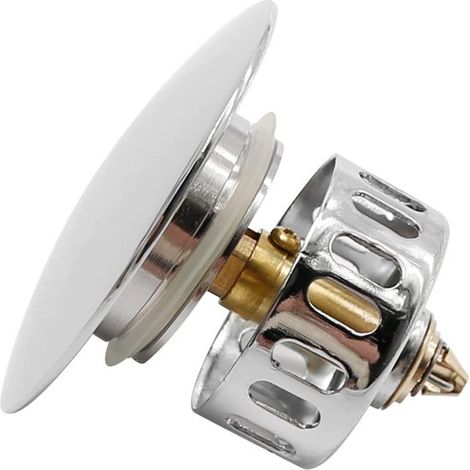 Dailygoods Tappo universale per vasca da bagno con raccoglitore di capelli, tappo di scarico a scomparsa con design anti-intasamento per vasche da bagno (1/5)