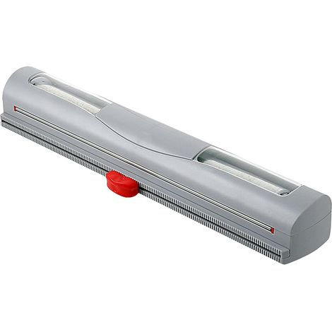 1 Distributeur Film Alimentaire, Coupe Intégré, ABS Robuste, Acier Inoxydable 304, Cuisine Rangement (1/5)