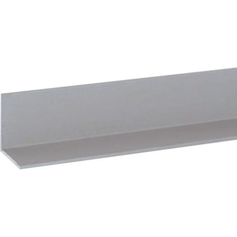 Duval Escuadra de aluminio anodizado gris 2m 30x30mm