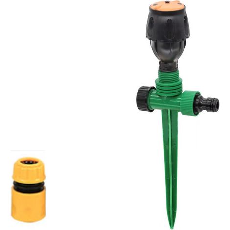 Arroseur de Jardin, Arroseur pour Pelouse Circulaire Automatique Arrosage Système Irrigation Rotatif à 360 Base de Pointe Arroseur pour Gazon Pelouse Jardin (1/5)